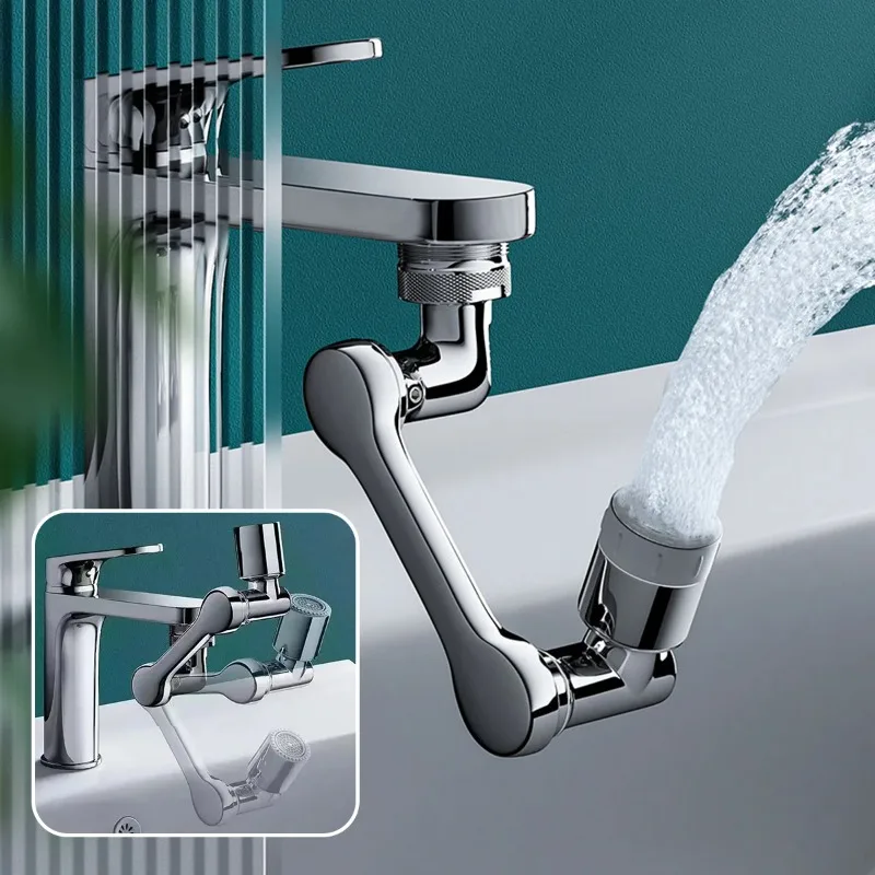 Telescopic robotic arm faucet extender, extended splash proof and bubble proof device, water spout can rotate and be used
Telescopic robotic arm faucet extender, extended splash proof and bubble proof device, water spout can rotate and be used