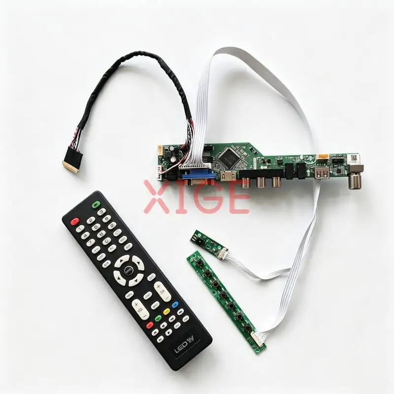 For CLAA156WB13A CLAA156WA15A CLAA156WB11A CLAA156WA11A Controller Board Kit 40-Pin LVDS HDMI+VGA+AV+USB 1366x768 1366*768 Panel
For CLAA156WB13A CLAA156WA15A CLAA156WB11A CLAA156WA11A Controller Board Kit 40-Pin LVDS HDMI+VGA+AV+USB 1366x768 1366*768 Panel