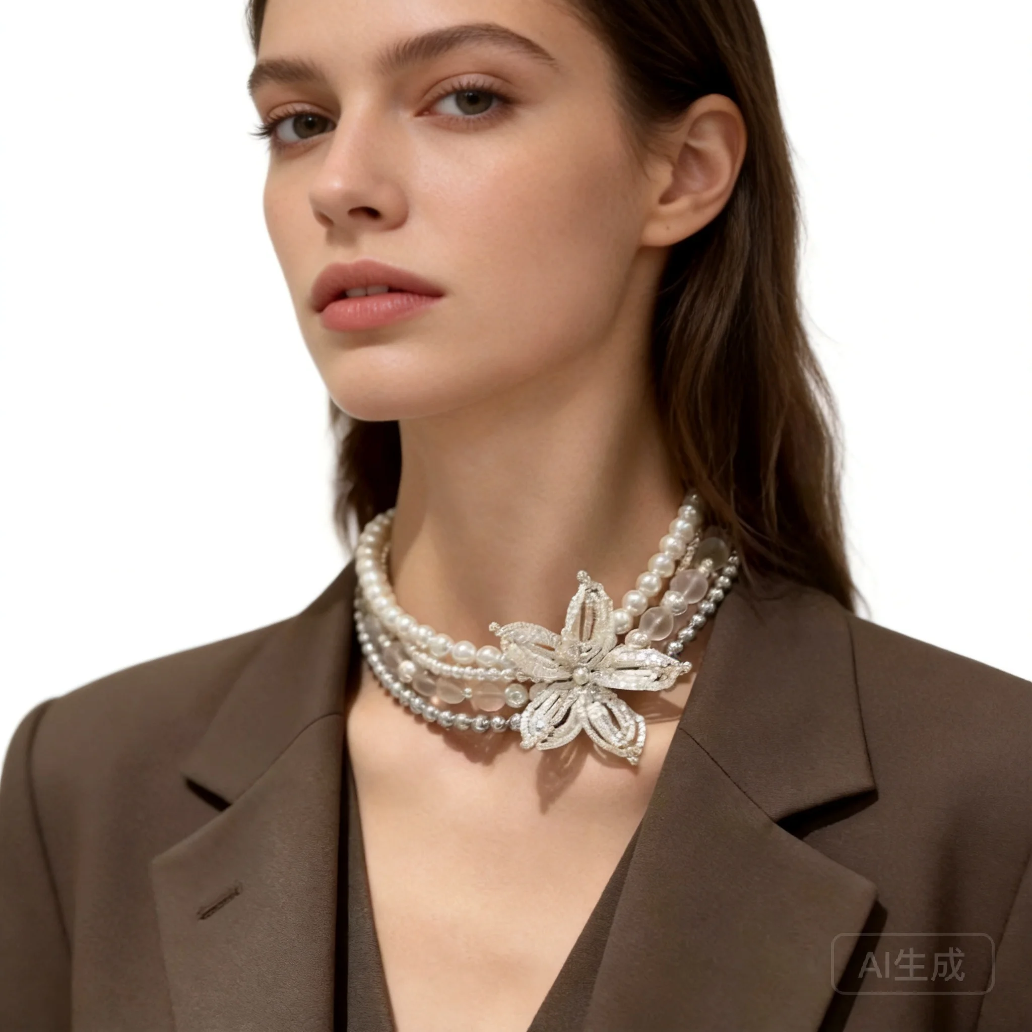 Chinese Style Lucky Auspicious Handmade Beaded Flower Multi Layer Choker Matte Pearl Crystal Clavicle Necklace For Women Party
Chinese Style Lucky Auspicious Handmade Beaded Flower Multi Layer Choker Matte Pearl Crystal Clavicle Necklace For Women Party