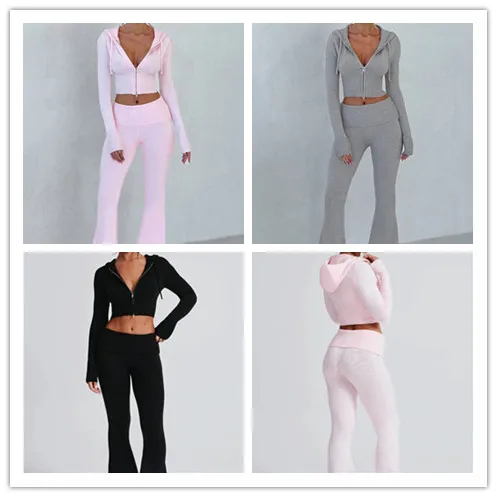 2025 New Fashion Women's Suits 2 Pieces Sets Casual Comfortable Sport Wear Zipper Hoodie And Pants Sets
2025 New Fashion Women's Suits 2 Pieces Sets Casual Comfortable Sport Wear Zipper Hoodie And Pants Sets