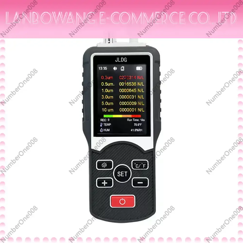 6-Channel Dust Particle Counter Particulate Matter Tester Meter for Indoor and Outdoor Dust Particle Air Quality Monitor
6-Channel Dust Particle Counter Particulate Matter Tester Meter for Indoor and Outdoor Dust Particle Air Quality Monitor
