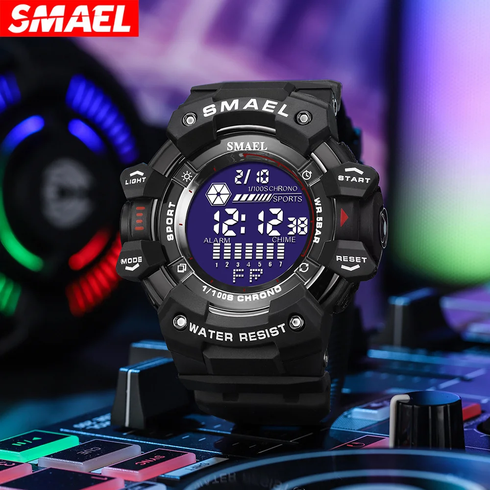 SMAEL8050 Men Watches Luxury Man Military Watch Waterproof Big Dial Fashion LED Backlight Sport Digital Watch For Men
SMAEL8050 Men Watches Luxury Man Military Watch Waterproof Big Dial Fashion LED Backlight Sport Digital Watch For Men
