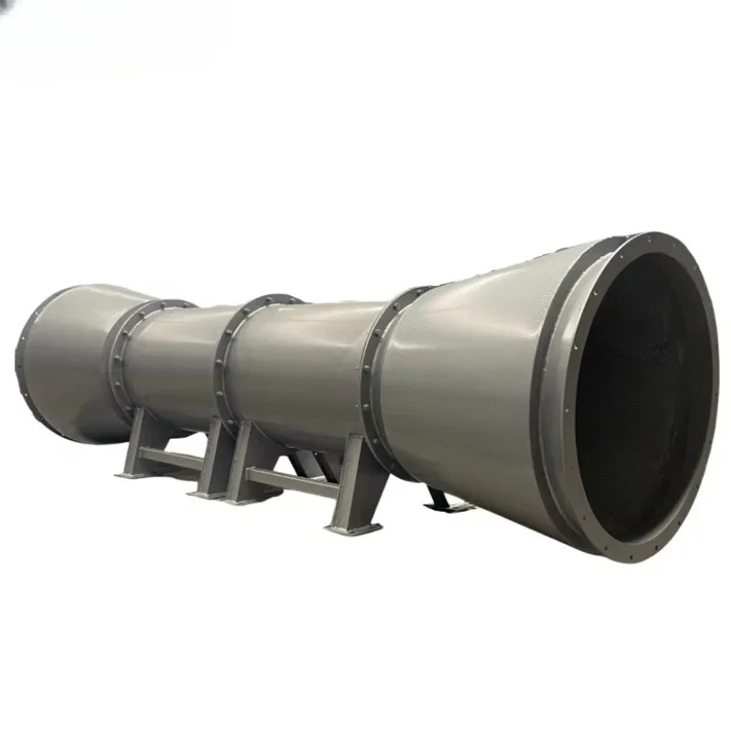 Single and double highway, mine, railway, tunnel construction, axial flow muffler for exhaust air
Single and double highway, mine, railway, tunnel construction, axial flow muffler for exhaust air