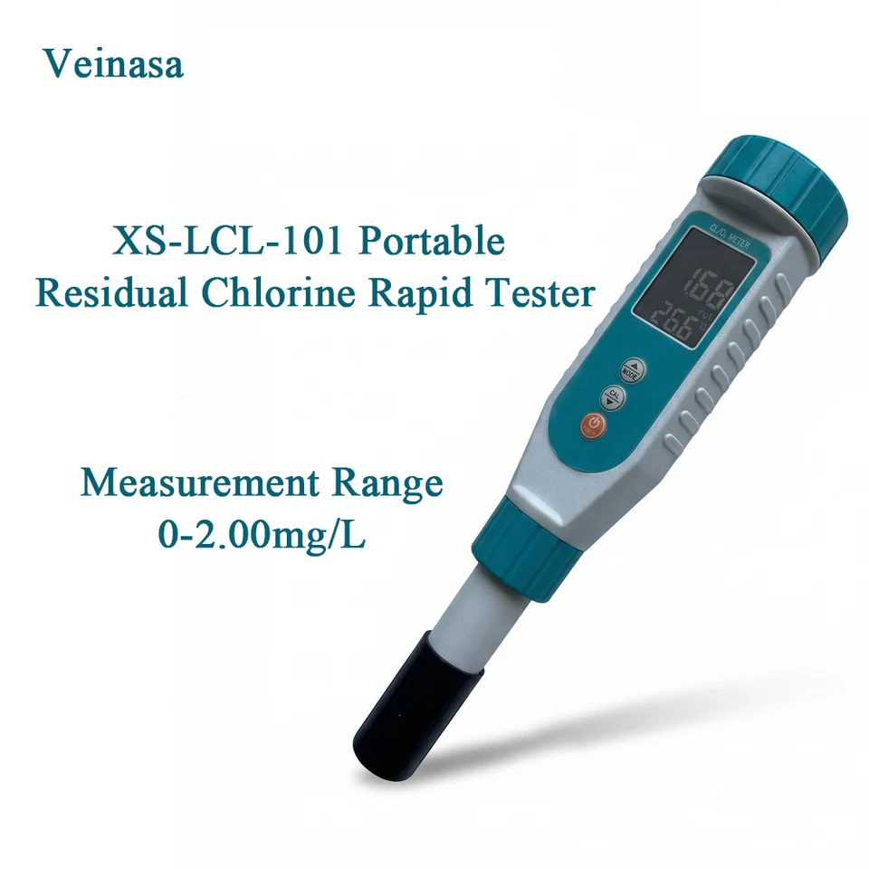 2026 Veinasa XS-LCL-101 Pen Type Residual Chlorine Rapid Tester Portable Sensor Measurement Range 0-2.00 Mg/L Swimming
2026 Veinasa XS-LCL-101 Pen Type Residual Chlorine Rapid Tester Portable Sensor Measurement Range 0-2.00 Mg/L Swimming