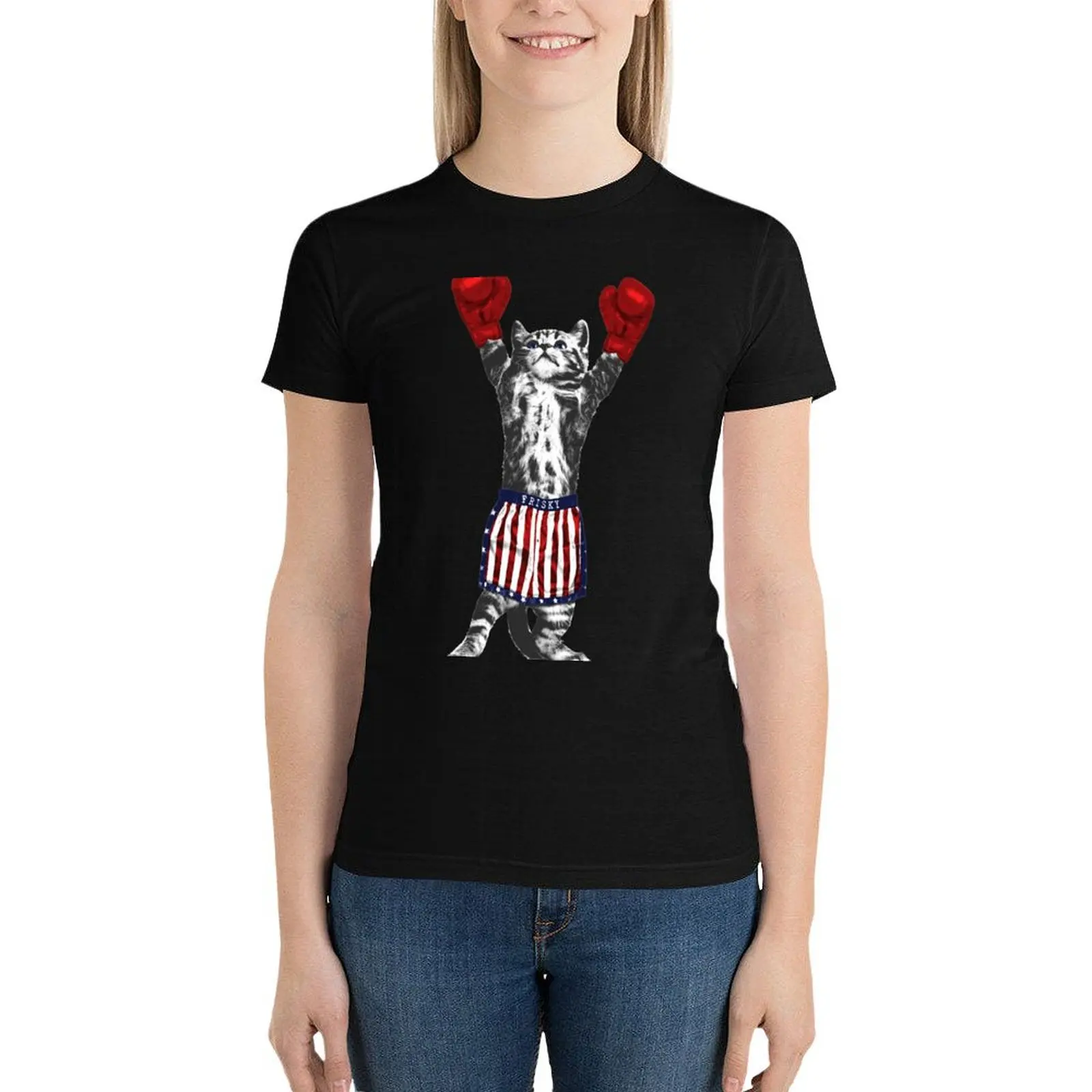 Frisky Balboa T-Shirt cute tops korean fashion female aesthetic clothes new edition t shirts for Women
Frisky Balboa T-Shirt cute tops korean fashion female aesthetic clothes new edition t shirts for Women