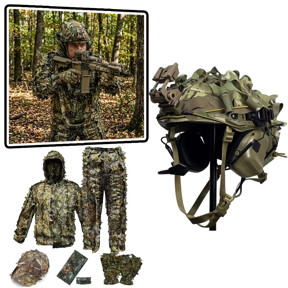 Full Set FAST Tactical Helmet Combo with Nylon Camouflage Net Cover,Airsoft Paintball Wargame Head Protection
Full Set FAST Tactical Helmet Combo with Nylon Camouflage Net Cover,Airsoft Paintball Wargame Head Protection