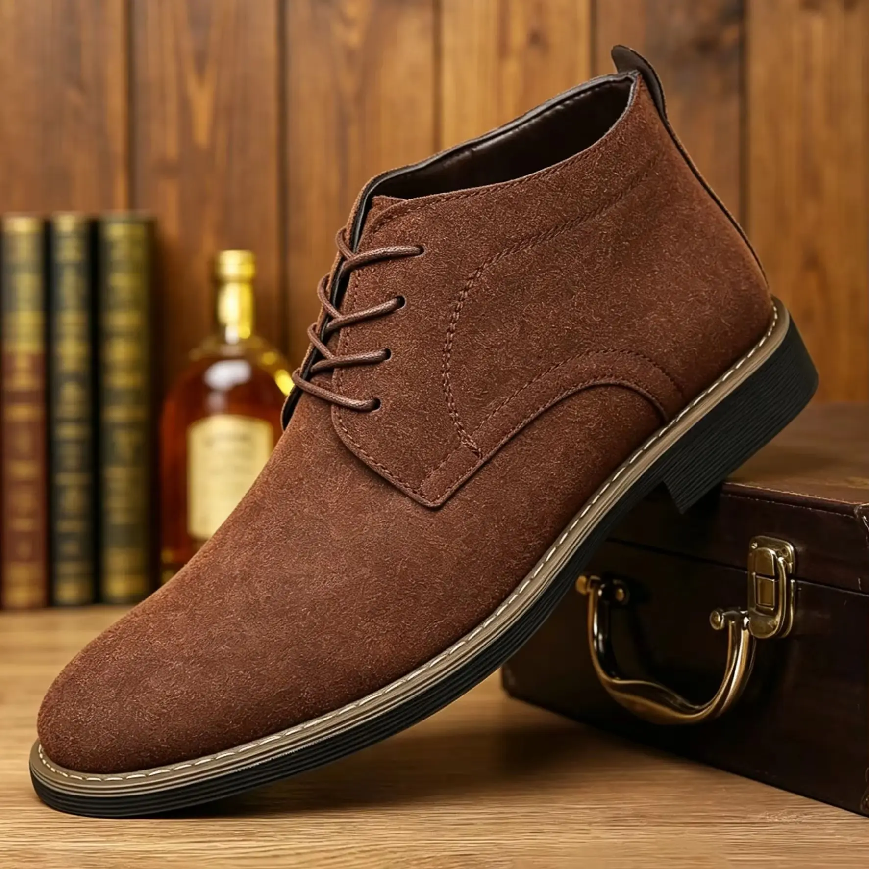 Men's Formal Shoes, Made of Genuine Leather with Pu Faux Suede, Light Luxury Trendy Style, Classic Black, Suitable for Business, Social Events, Weddings, and Other Occasions
Men's Formal Shoes, Made of Genuine Leather with Pu Faux Suede, Light Luxury Trendy Style, Classic Black, Suitable for Business, Social Events, Weddings, and Other Occasions