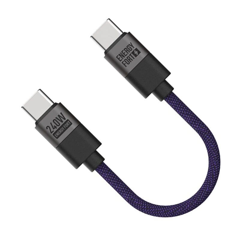 Fast Speed PD240W Power Cord Fast Charging Cable Wire Supports 480Mbps Data Sync with Double End USB C Interfaces
Fast Speed PD240W Power Cord Fast Charging Cable Wire Supports 480Mbps Data Sync with Double End USB C Interfaces