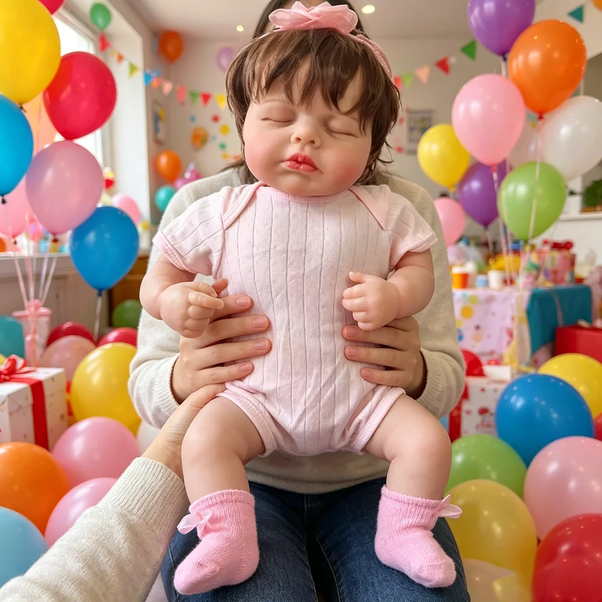 Кукла Loulou Reborn 48 см, реалистичная кукла-новорожденный с мягким тканевым телом, 3D-кожей с видимыми венами, художественная игрушка, подарок
Кукла Loulou Reborn 48 см, реалистичная кукла-новорожденный с мягким тканевым телом, 3D-кожей с видимыми венами, художественная игрушка, подарок