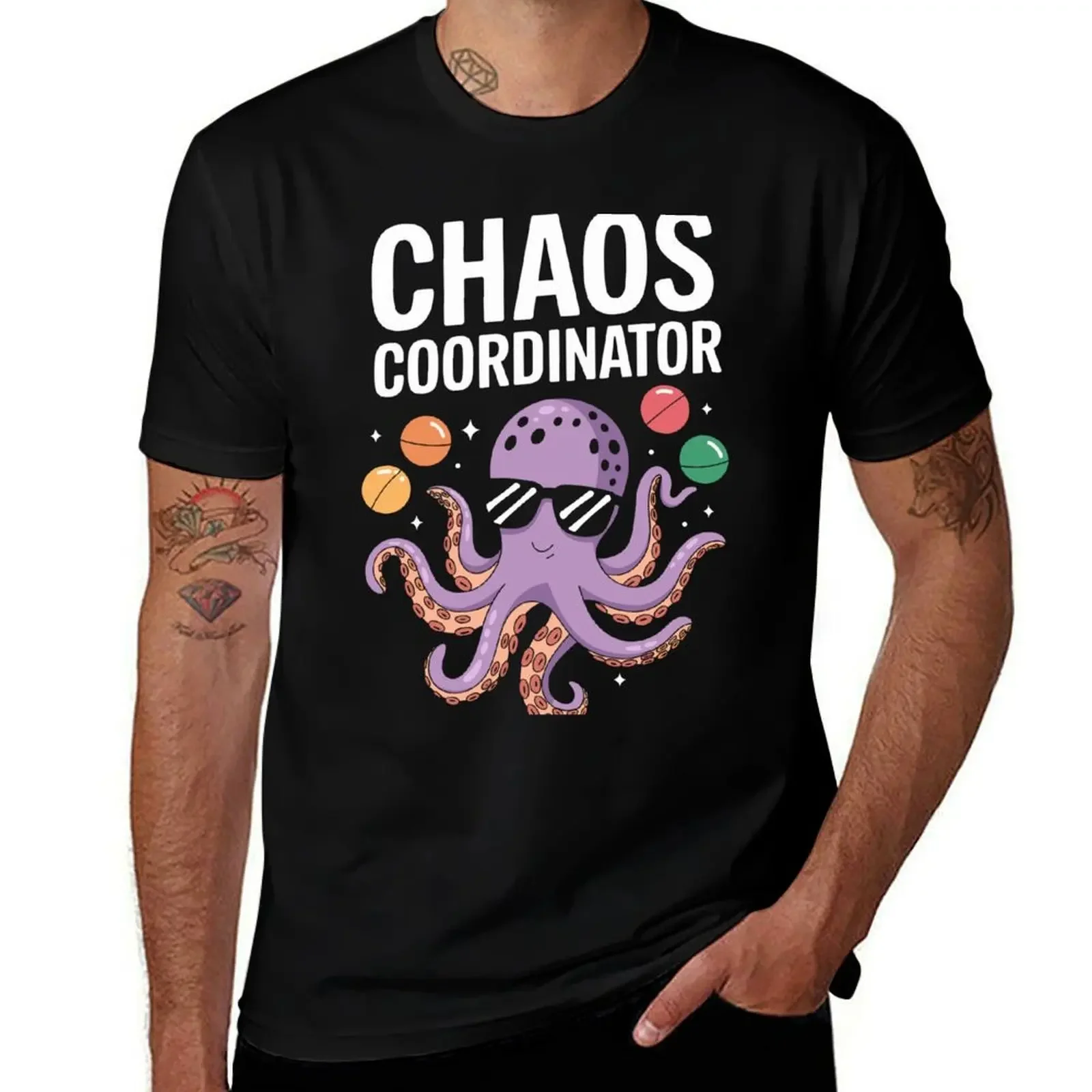 Chaos Coordinator – Cool Octopus Juggling T-Shirt luxury t-shirt cotton graphic tees Anime t-shirt men graphic t shirts
Chaos Coordinator – Cool Octopus Juggling T-Shirt luxury t-shirt cotton graphic tees Anime t-shirt men graphic t shirts
