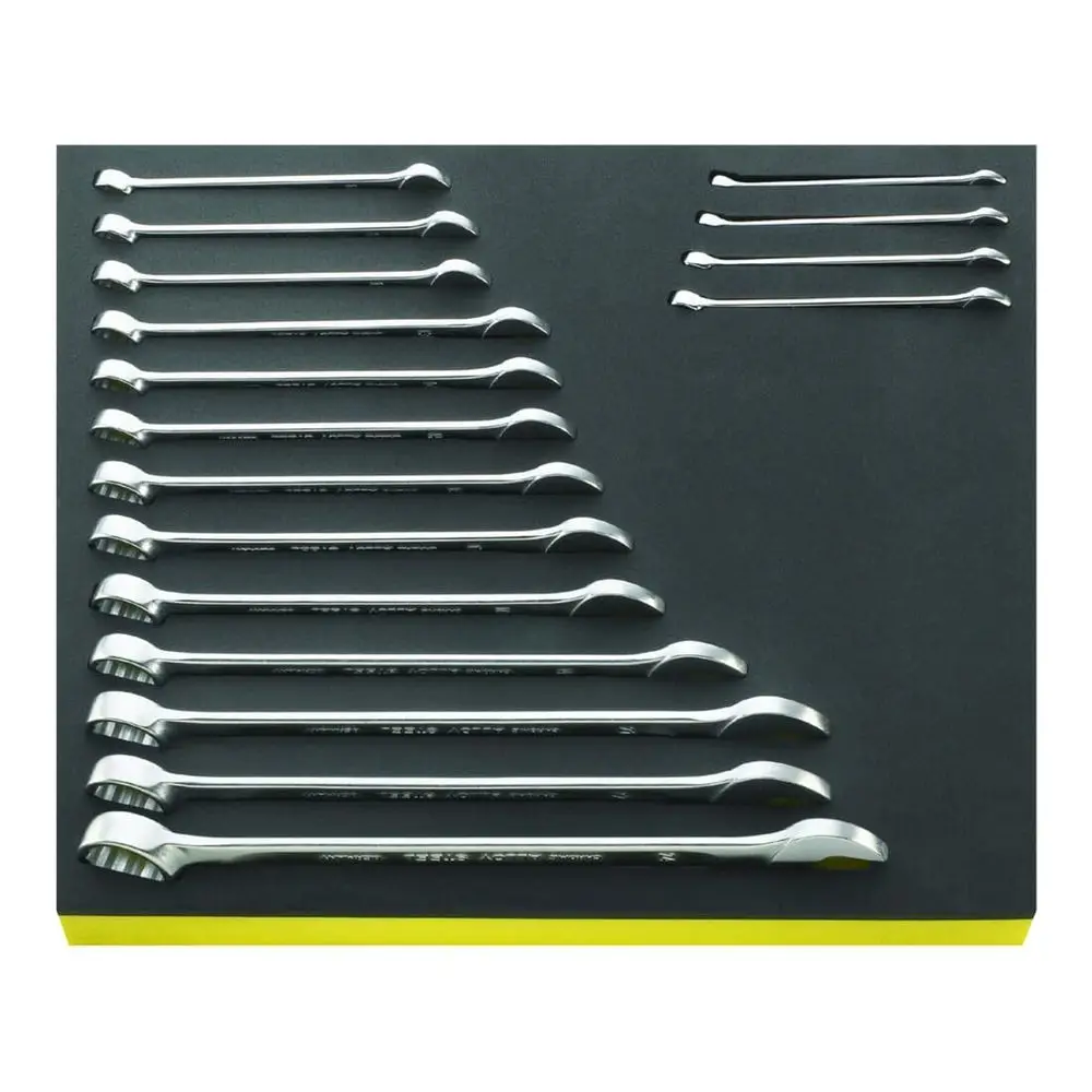 17-Piece Chrome Alloy Wrench Set, Sizes 6mm to 24mm, Made in Germany
17-Piece Chrome Alloy Wrench Set, Sizes 6mm to 24mm, Made in Germany