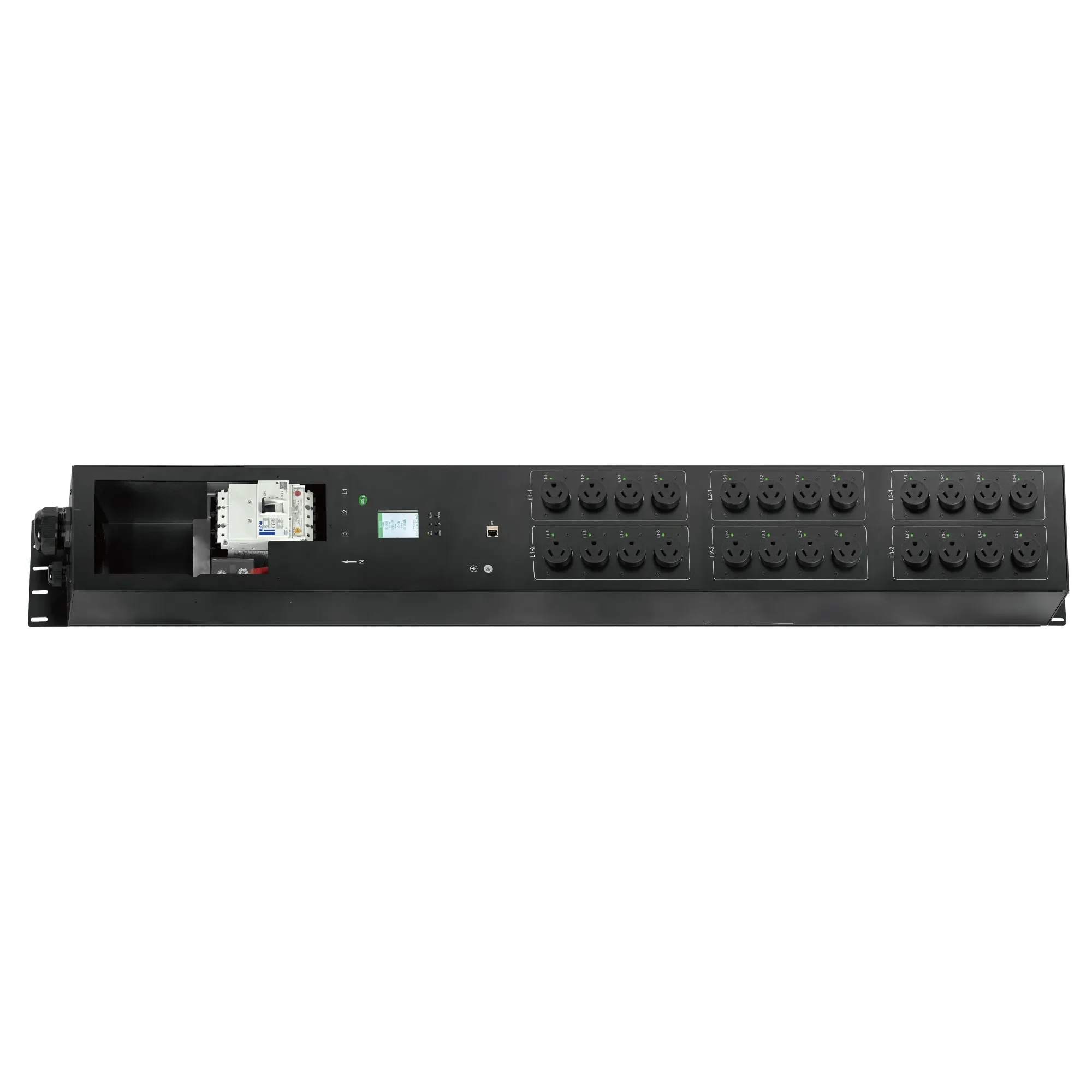 Smart three-phase APDU with meter heavy-duty power distribution unit, 24-port NEMA 7-20R socket and remote control
Smart three-phase APDU with meter heavy-duty power distribution unit, 24-port NEMA 7-20R socket and remote control