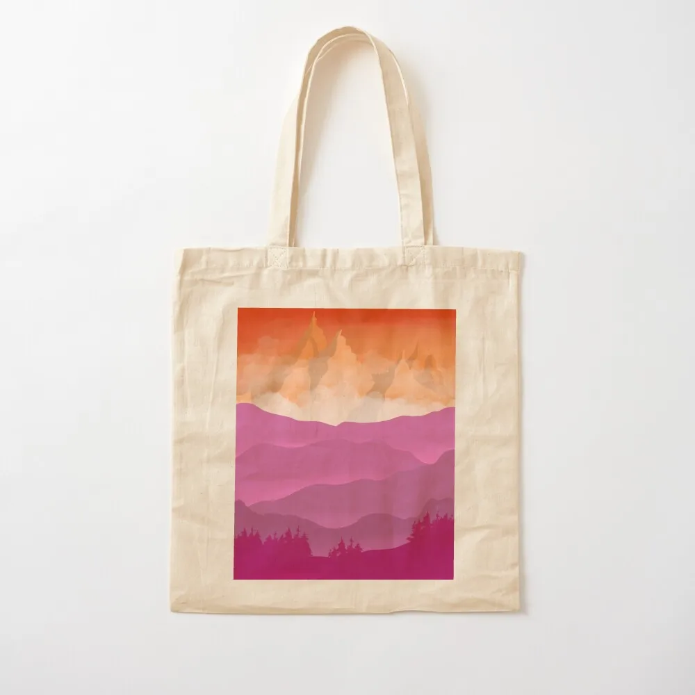 Pink Mountain Sunset Tote Bag large tote bag free delivery bags female bag custom fabric
Pink Mountain Sunset Tote Bag large tote bag free delivery bags female bag custom fabric