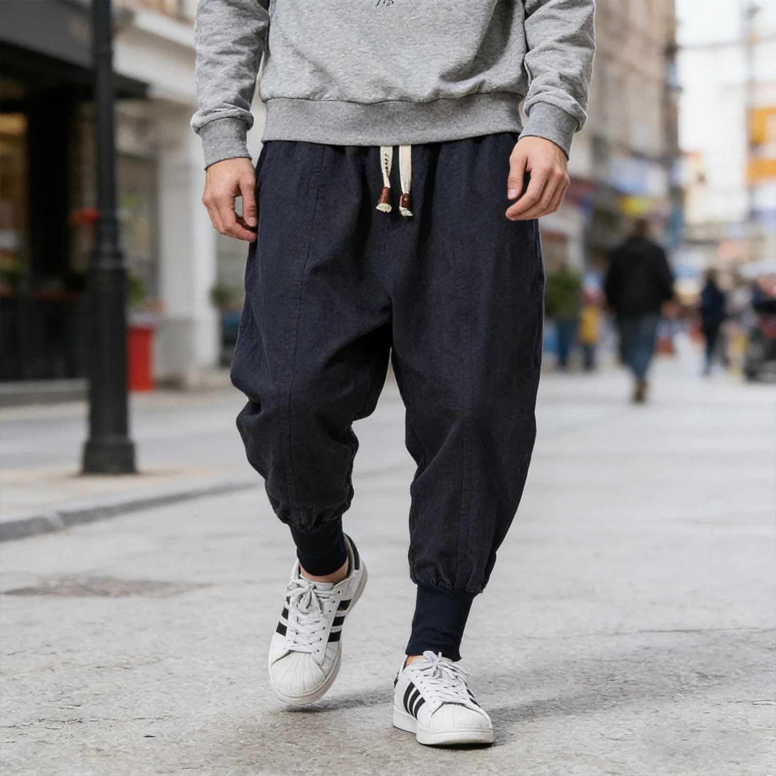 FGKKS Men Pants Brand New Chinese Style Man Jogging Straight Cotton Sweats pants Quality Male Trousers
FGKKS Men Pants Brand New Chinese Style Man Jogging Straight Cotton Sweats pants Quality Male Trousers