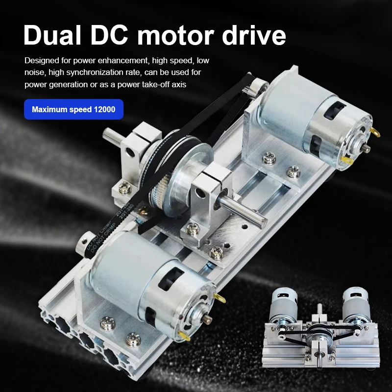 Dual Motor Drive 12V/24V DC 775/895 Motor High Torque High Rotation Low 8mm Rigid Shaft Aluminium Table
Dual Motor Drive 12V/24V DC 775/895 Motor High Torque High Rotation Low 8mm Rigid Shaft Aluminium Table