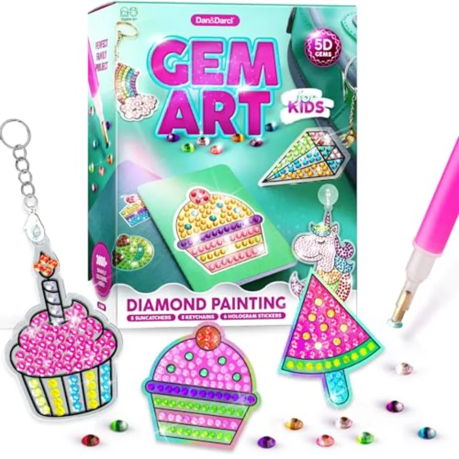 Diamond Art Kit for - Gem Painting - Arts and Crafts Kits for Ages 6-12 - Gifts for 6, 7, 8, 9, 10, 11, 12 Year Old Boy and Gir
Diamond Art Kit for - Gem Painting - Arts and Crafts Kits for Ages 6-12 - Gifts for 6, 7, 8, 9, 10, 11, 12 Year Old Boy and Gir