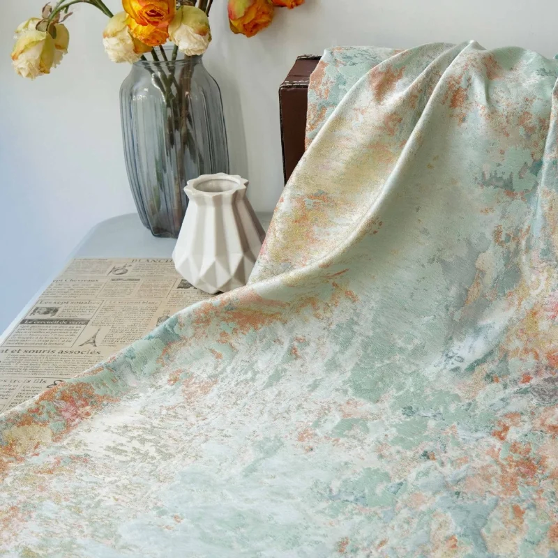 1meter Artistic Gold Glitter Oil Painting Gradient Yarn Dyed Jacquard Fabric Fashion Dress Elegant DIY Home Decorative Material
1meter Artistic Gold Glitter Oil Painting Gradient Yarn Dyed Jacquard Fabric Fashion Dress Elegant DIY Home Decorative Material