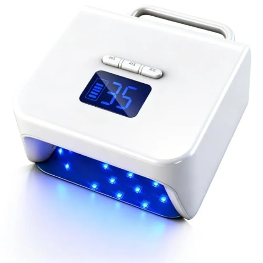 UV Nail Lamp Cordless, 220W UV Light for Gel Nails, Rechargeable Professional LED Nail Lamp with 48 Beads and Touch Display, Ge
UV Nail Lamp Cordless, 220W UV Light for Gel Nails, Rechargeable Professional LED Nail Lamp with 48 Beads and Touch Display, Ge