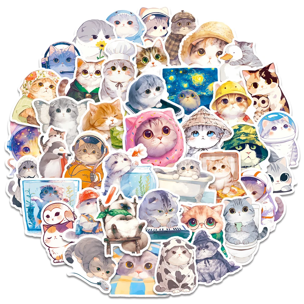 10/30/50pcs Cartoon Kawaii Cat Graffiti Stickers Cute Decoration Decals Laptop Water Bottle Phone Case Sticker for Kids Toy Gift
10/30/50pcs Cartoon Kawaii Cat Graffiti Stickers Cute Decoration Decals Laptop Water Bottle Phone Case Sticker for Kids Toy Gift