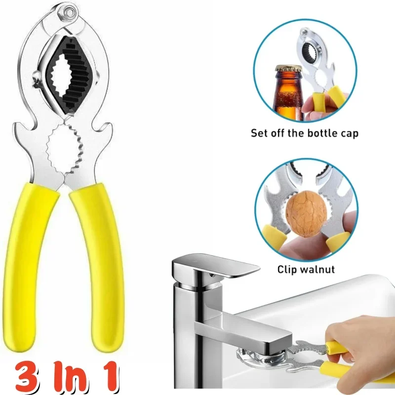 3 IN 1 Faucet Bubbler Wrench/Bottle Opener/Plier for Sink Faucet Aerator Removal Wrench Repair Spanner Disassembly Cleaning Tool
3 IN 1 Faucet Bubbler Wrench/Bottle Opener/Plier for Sink Faucet Aerator Removal Wrench Repair Spanner Disassembly Cleaning Tool