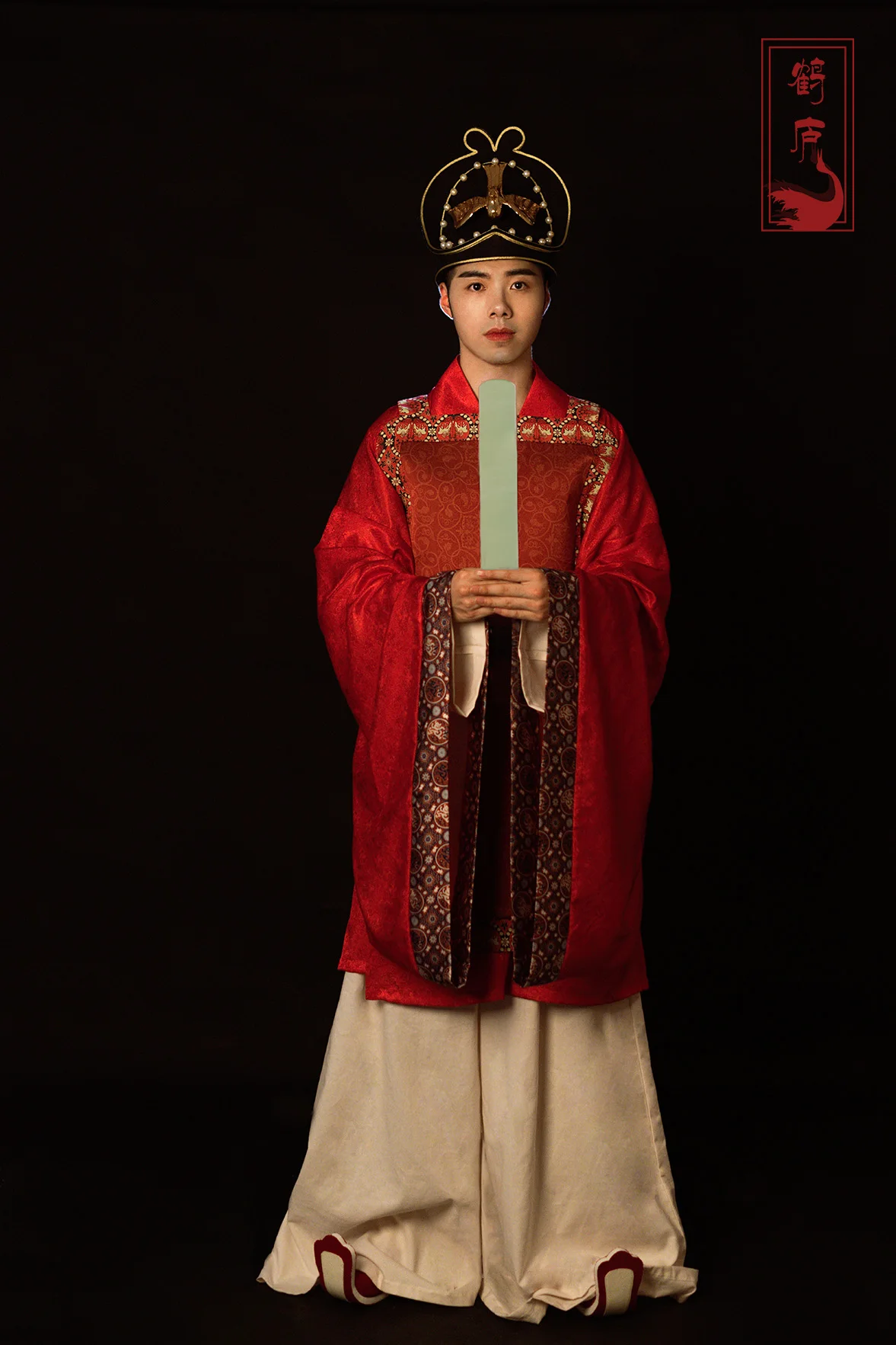 Men's Hanfu "Two-Crotch" Tang Dynasty Official Ceremony Clothing Polyester Fiber 100% Spring 2024 Collection
Men's Hanfu "Two-Crotch" Tang Dynasty Official Ceremony Clothing Polyester Fiber 100% Spring 2024 Collection