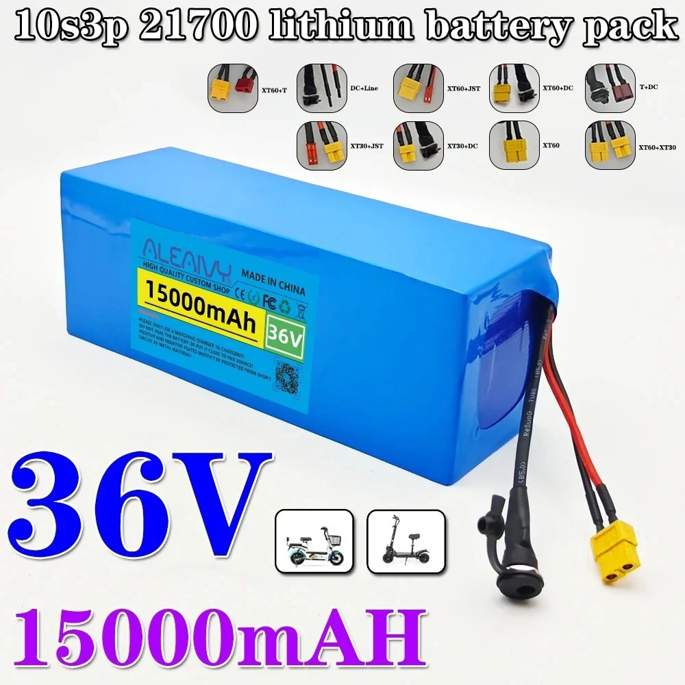 36V 15Ah 10S3P 15Ah 21700 battery pack built-in 15A BMS, 250W-500W scooter, bicycle battery
36V 15Ah 10S3P 15Ah 21700 battery pack built-in 15A BMS, 250W-500W scooter, bicycle battery