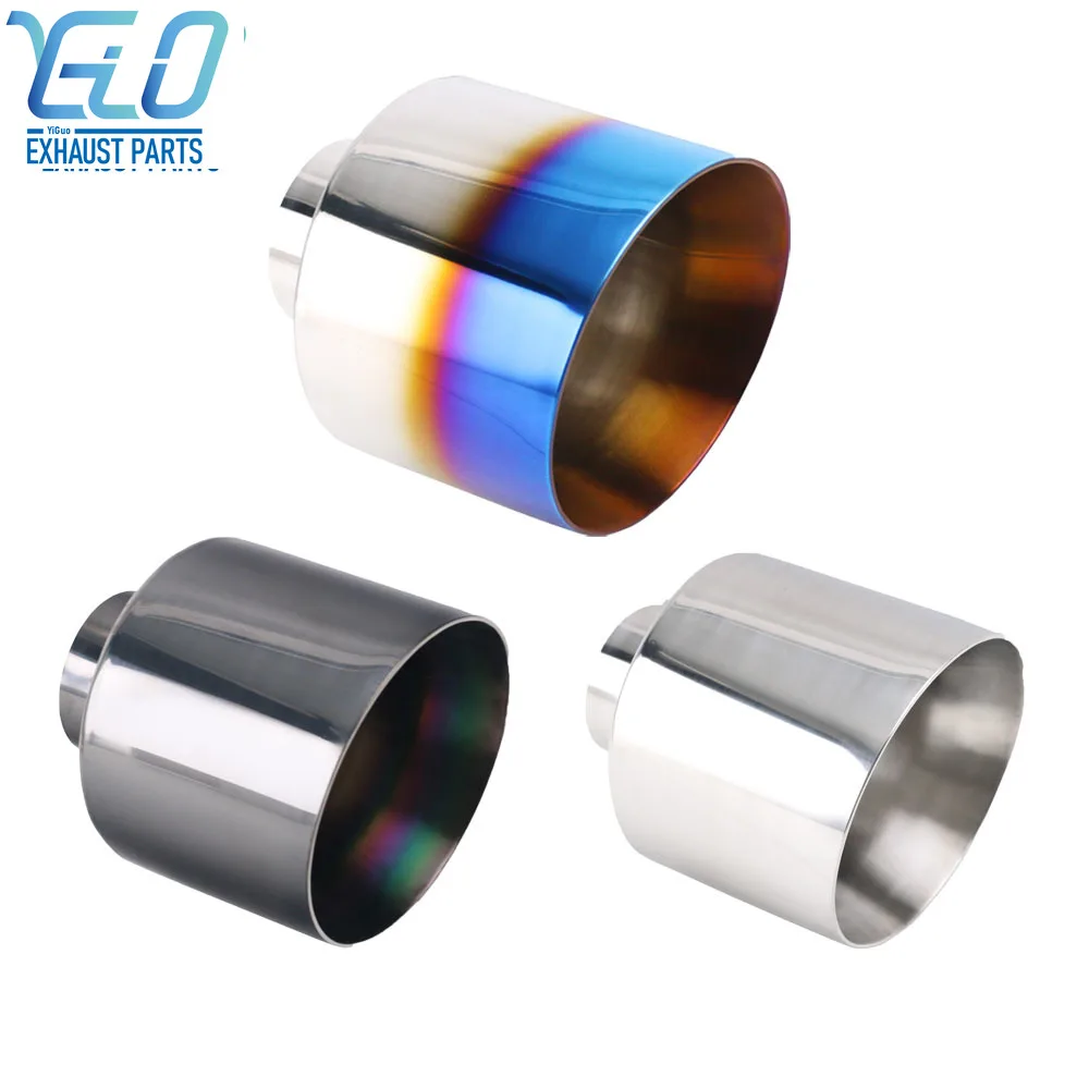 Car Exhaust End Tip Interface 63mm 76mm Slant Oval Outlet 127mm Universal Stainless steel Auto Muffler Tail Pipe nozzle
Car Exhaust End Tip Interface 63mm 76mm Slant Oval Outlet 127mm Universal Stainless steel Auto Muffler Tail Pipe nozzle