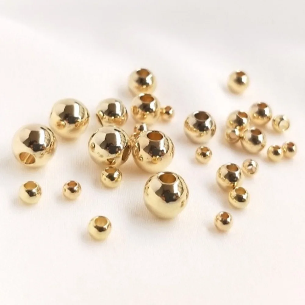 Small Gold Bead Plated 14K Light Gold Bead Loose Bead DIY Bracelet Jewelry Handmade Beaded Material Accessories
Small Gold Bead Plated 14K Light Gold Bead Loose Bead DIY Bracelet Jewelry Handmade Beaded Material Accessories