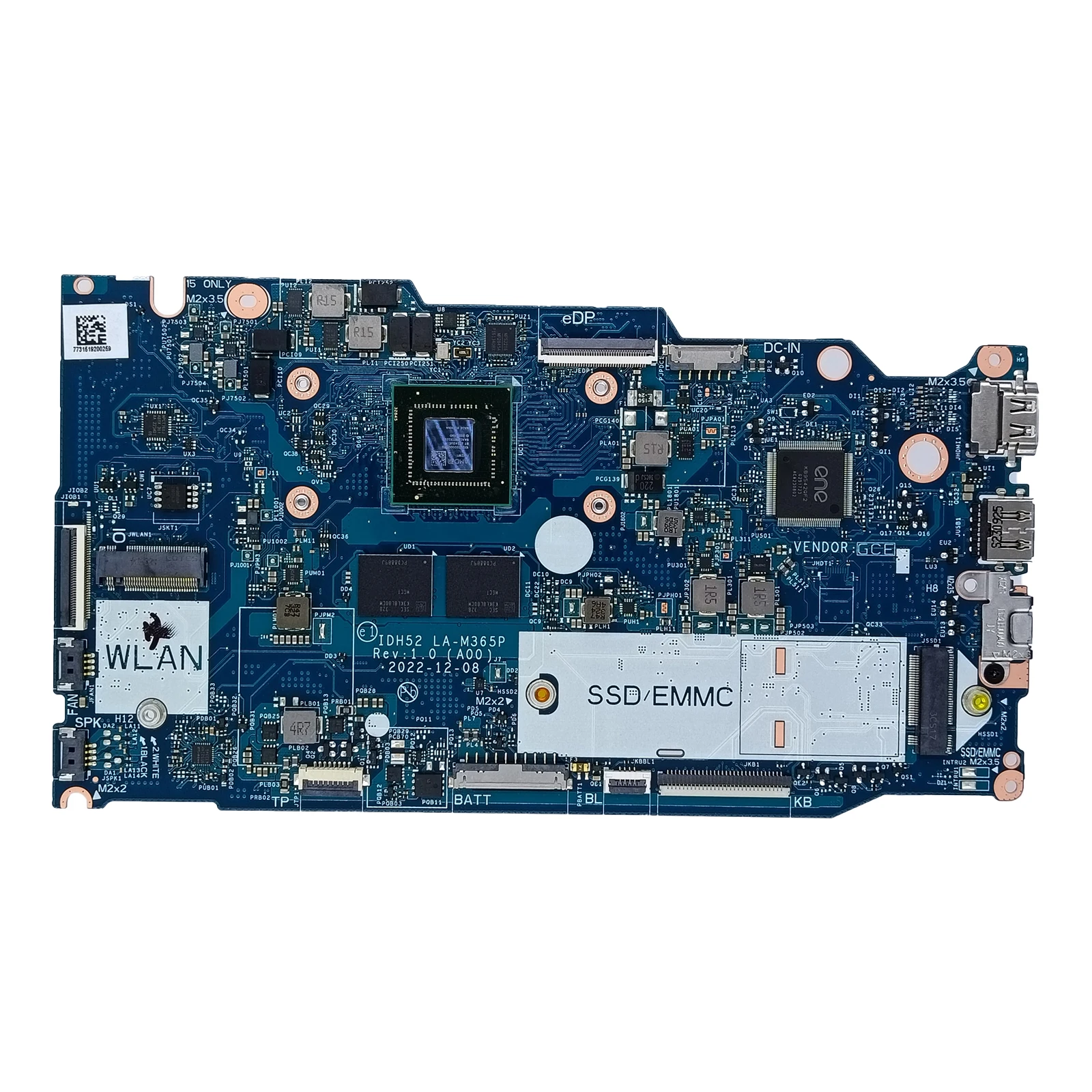 LA-M365P For Dell Vostro 15 3535 Laptop Motherboard R3-7320U R5-7520U Athlon 7220U 8GB RAM Mainboard 0CRMRC 024JVK
LA-M365P For Dell Vostro 15 3535 Laptop Motherboard R3-7320U R5-7520U Athlon 7220U 8GB RAM Mainboard 0CRMRC 024JVK
