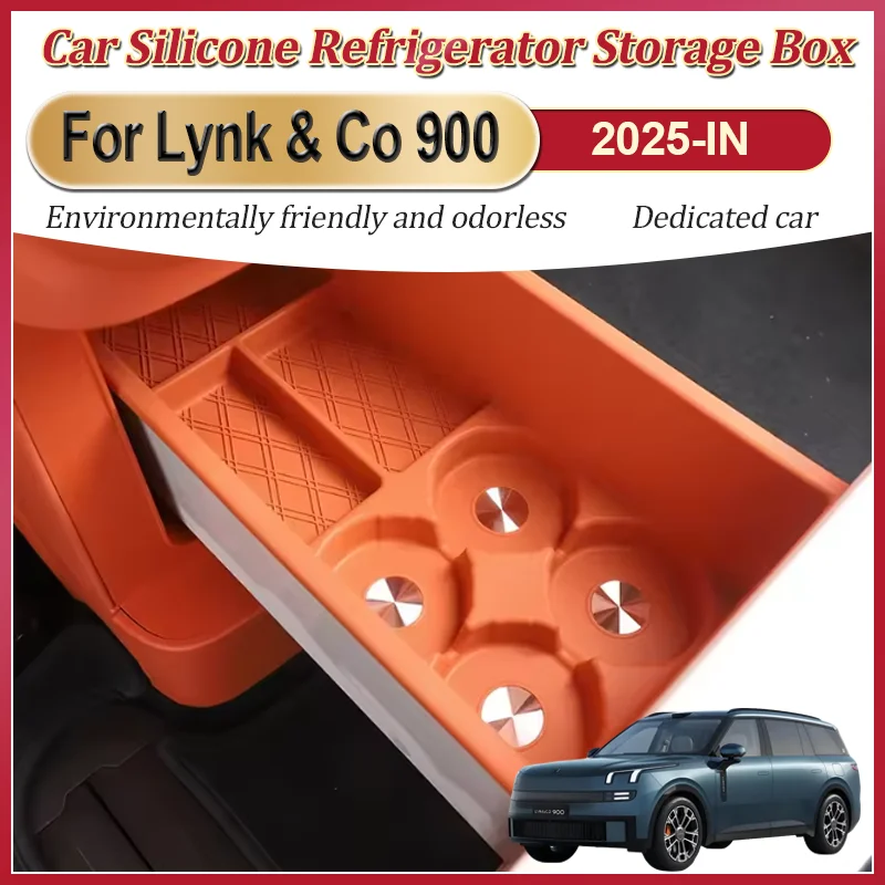 Автомобильный интерьер для Lynk & Co 900 2025, автомобильный силиконовый ящик для хранения холодильника, водонепроницаемый нескользящий лоток для хранения, фиксированный силиконовый коврик
Автомобильный интерьер для Lynk & Co 900 2025, автомобильный силиконовый ящик для хранения холодильника, водонепроницаемый нескользящий лоток для хранения, фиксированный силиконовый коврик