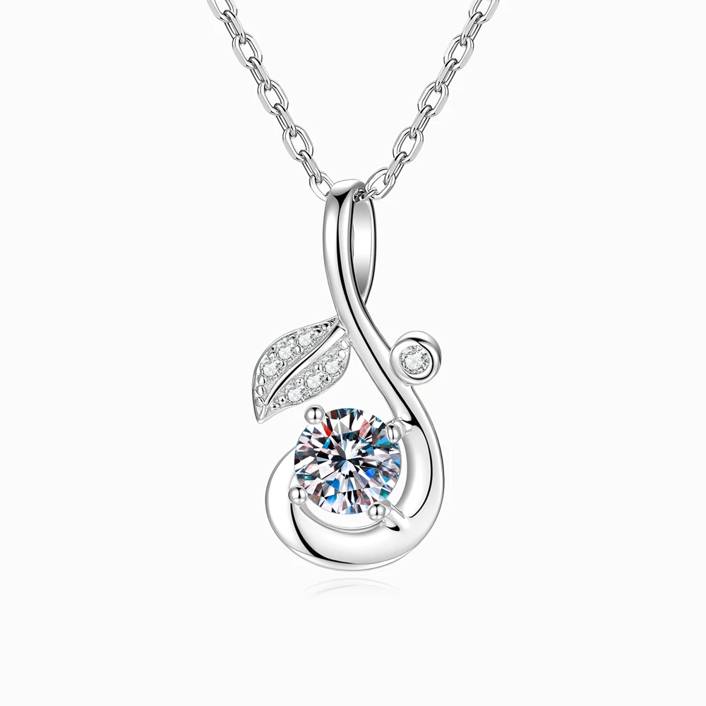 Simple Leaves Pendant Necklace D Color Moissanite S925 Sterling Silver Necklaces for Woman Birthday Mother's Day Jewelry Gift
Simple Leaves Pendant Necklace D Color Moissanite S925 Sterling Silver Necklaces for Woman Birthday Mother's Day Jewelry Gift