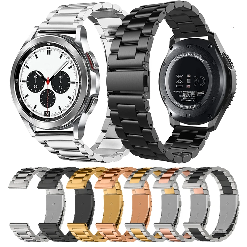 For Samsung Galaxy Watch3 Active 1 2 Metal Bracelet Band Loop For Huawei watch Active 2 3 Stainless Steel Straps
For Samsung Galaxy Watch3 Active 1 2 Metal Bracelet Band Loop For Huawei watch Active 2 3 Stainless Steel Straps