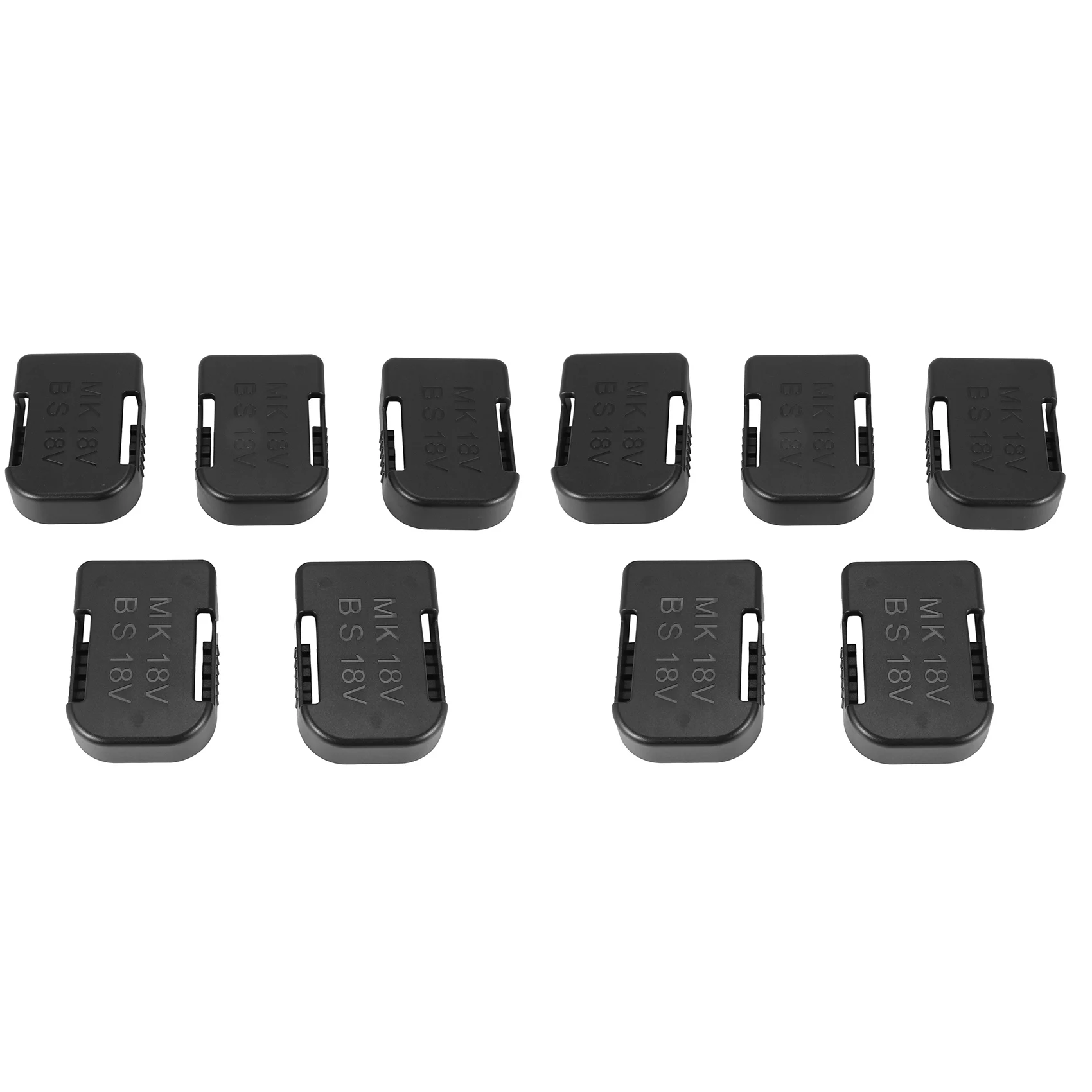 LICE-10Pcs Battery Storage Rack Battery Holder Case For 18V Fixing Devices(Black)
LICE-10Pcs Battery Storage Rack Battery Holder Case For 18V Fixing Devices(Black)