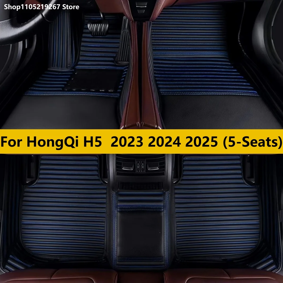 Auto Floor Mats For HongQi H5 2023 2024 2025 (5-Seats) Floor Mats For Cars All Weather Waterproof Full Set
Auto Floor Mats For HongQi H5 2023 2024 2025 (5-Seats) Floor Mats For Cars All Weather Waterproof Full Set