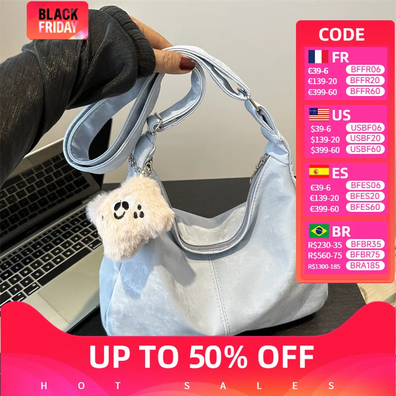 Summer Popular Korean Version of Large Capacity Leisure Bag Personality Ins Single Shoulder Crossbody Bag Tote Bag
Summer Popular Korean Version of Large Capacity Leisure Bag Personality Ins Single Shoulder Crossbody Bag Tote Bag