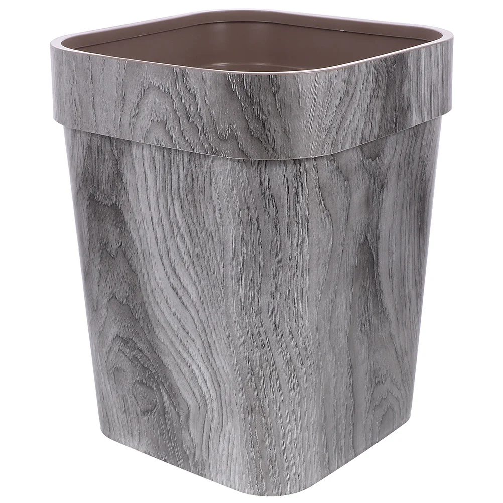 Simple Wood Grain Trash Can Junk Case Vintage Wastebasket Home Garbage Office Cans
Simple Wood Grain Trash Can Junk Case Vintage Wastebasket Home Garbage Office Cans