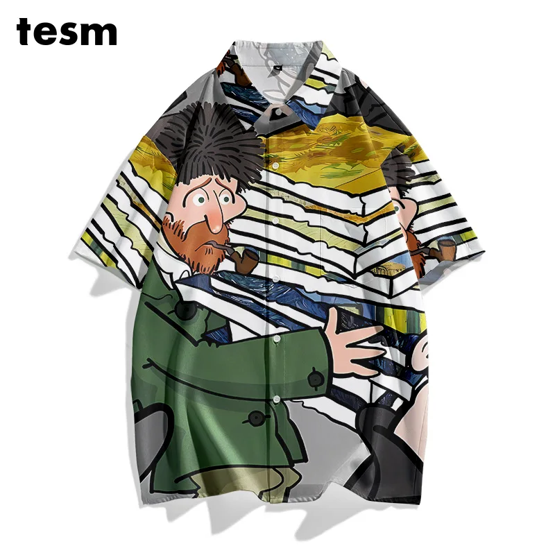 TESM Summer Couple Matching Hawaiian Shirts - Unisex Loose Short-Sleeve Breathable Sun-Protective Men Women Vacation Beach Tops
TESM Summer Couple Matching Hawaiian Shirts - Unisex Loose Short-Sleeve Breathable Sun-Protective Men Women Vacation Beach Tops