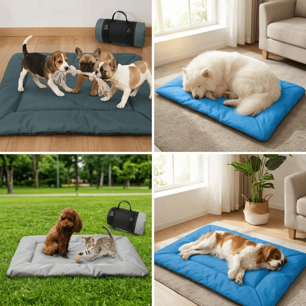 Oxford Cloth Pet Camping Mat Wear Resistant Rectangle Shaped Waterproof Dog Pad Soft Padded Leak Proof Scratch Tough Mat
Oxford Cloth Pet Camping Mat Wear Resistant Rectangle Shaped Waterproof Dog Pad Soft Padded Leak Proof Scratch Tough Mat