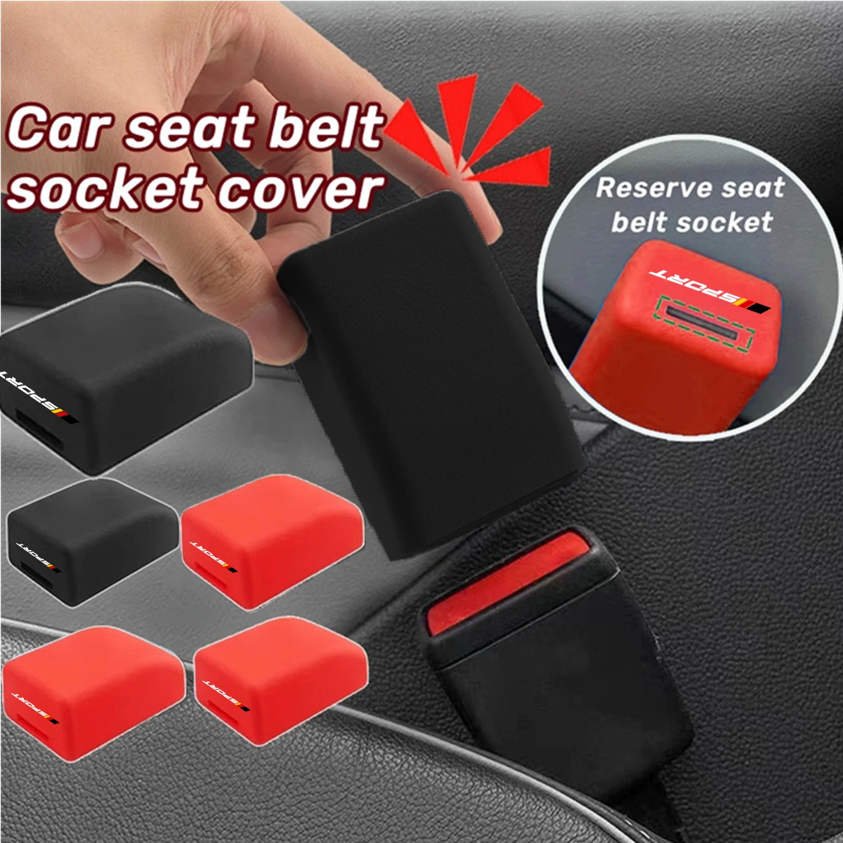 1pc Scratch-Resistant Silicone Car Seat Belt Buckle Cover For Audi For Mercedes Benz For VW For Ford
1pc Scratch-Resistant Silicone Car Seat Belt Buckle Cover For Audi For Mercedes Benz For VW For Ford