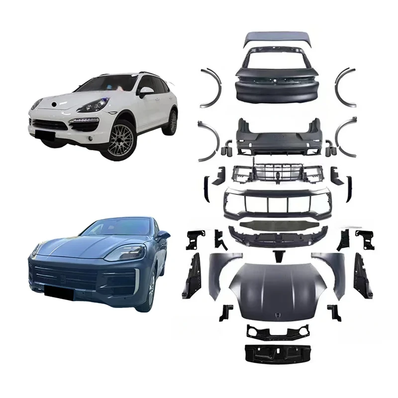 newestNew val 958.1 958.2 Upgrade to 9Y0.2 9Y0.A Turbo S 2024 Car Bumper Bodykit Accessories for Cayen 10-17 Body
newestNew val 958.1 958.2 Upgrade to 9Y0.2 9Y0.A Turbo S 2024 Car Bumper Bodykit Accessories for Cayen 10-17 Body