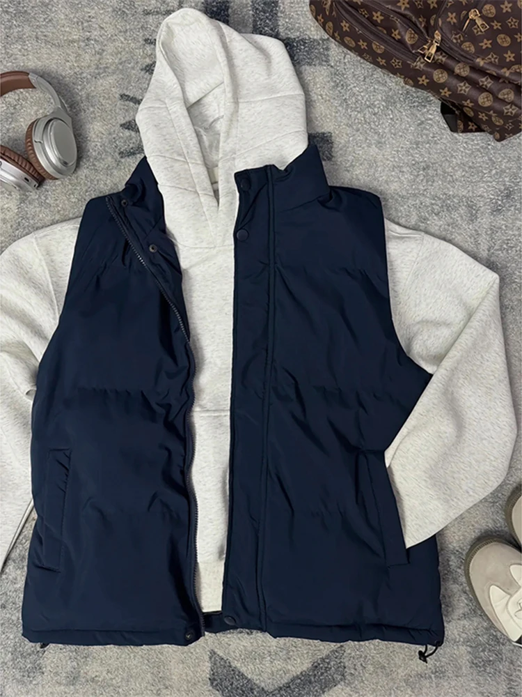 Мужской утепленный пуховый жилет в американском стиле, теплая верхняя одежда, хлопковый жилет-куртка Cleanfit Svel, синий цвет, полиэстер
Мужской утепленный пуховый жилет в американском стиле, теплая верхняя одежда, хлопковый жилет-куртка Cleanfit Svel, синий цвет, полиэстер