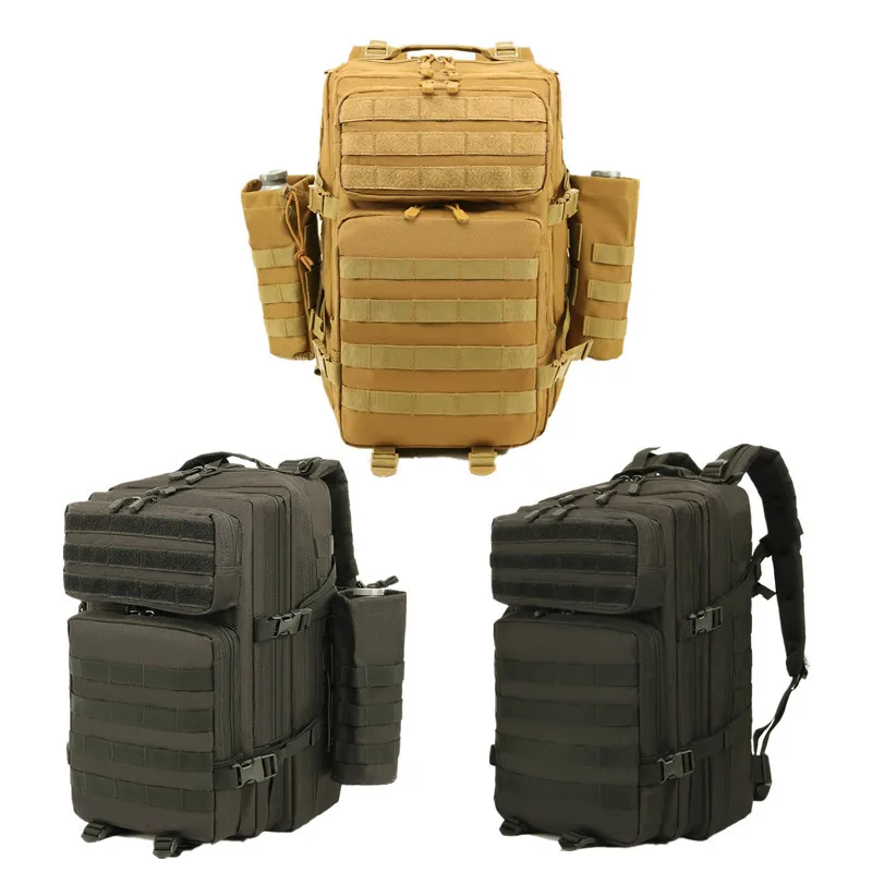 Outdoor sports backpack 45L large capacity multifunctional waterproof and wear-resistant MOLLE tactical 3P backpack
Outdoor sports backpack 45L large capacity multifunctional waterproof and wear-resistant MOLLE tactical 3P backpack