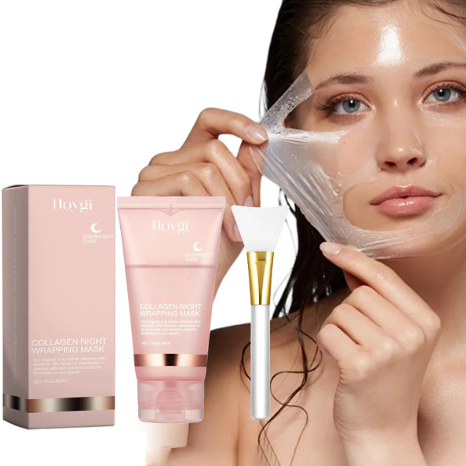 Collagen Peel-off Mask Deep Hydrating Firming Fade Fine Lines Shrink Pores Brightening Overnight Wrapping Mask Face Skin Care 
Collagen Peel-off Mask Deep Hydrating Firming Fade Fine Lines Shrink Pores Brightening Overnight Wrapping Mask Face Skin Care