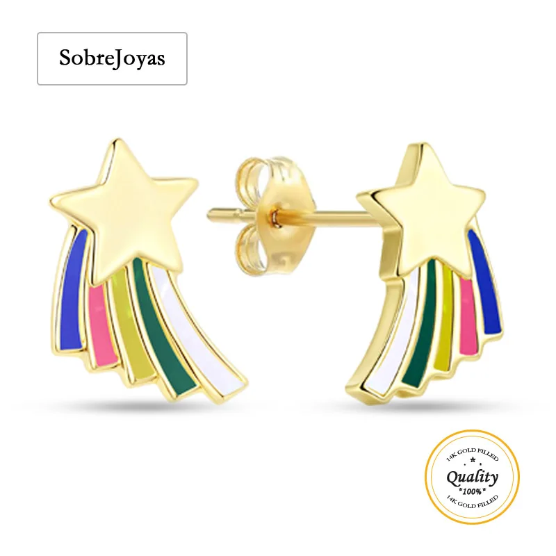 14K Gold Filled Enamel Pink Star Stud Earring Jewelry Gold Stud Earrings Wholesale Bulk DIY Jewelry Findings
14K Gold Filled Enamel Pink Star Stud Earring Jewelry Gold Stud Earrings Wholesale Bulk DIY Jewelry Findings