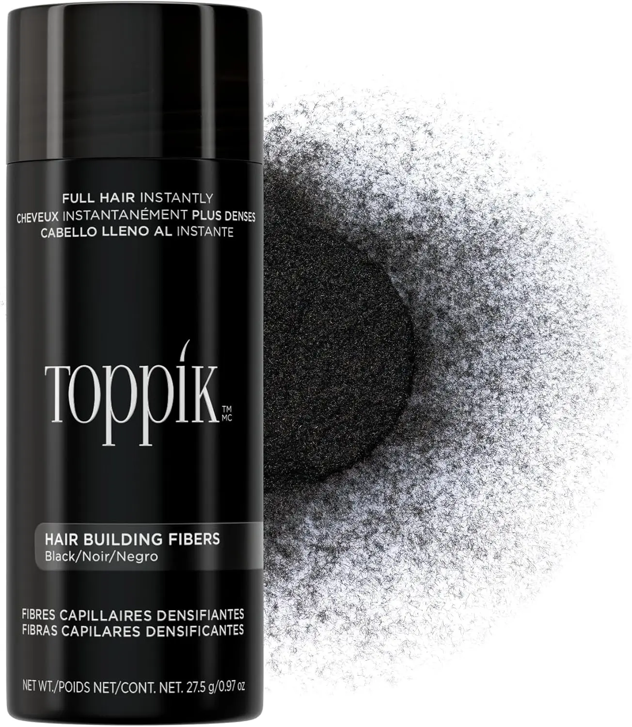 Toppik Hair Building Fibers for Thinning Hair - Black Instant Hair Thickening Natural Look
Toppik Hair Building Fibers for Thinning Hair - Black Instant Hair Thickening Natural Look
