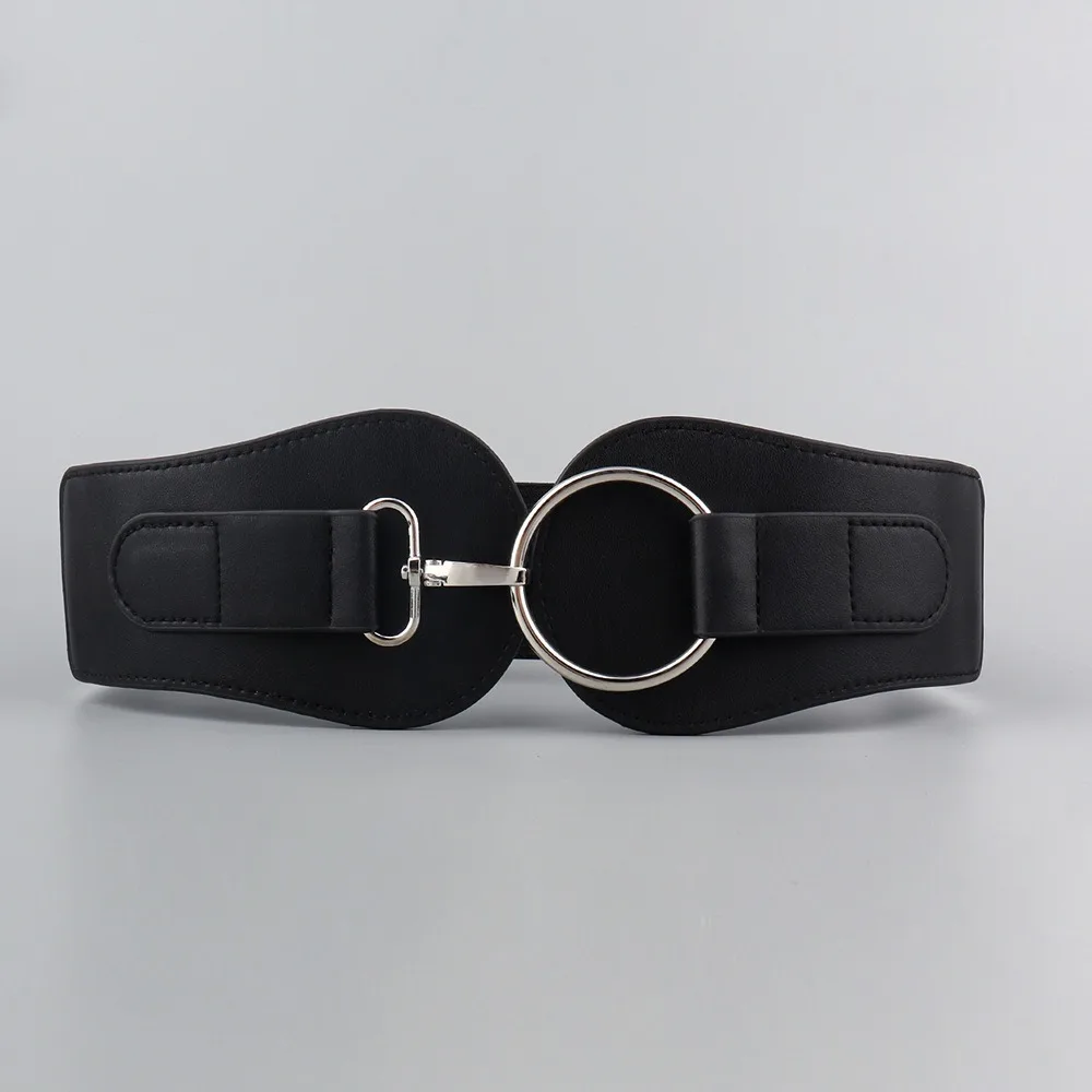 Fashion PU Leather Wide Waist Belt Wide Width Elastic PU Leather Belt Versatile Coffee Black Women Decorative Belt Coat Styling
Fashion PU Leather Wide Waist Belt Wide Width Elastic PU Leather Belt Versatile Coffee Black Women Decorative Belt Coat Styling