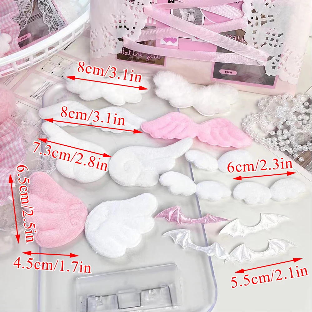 10PCS DIY Plush Wing Handmade Home Deocr Gift Decoration Card Cover Decor Cartoon Plush Cute DIY Accessories Sewing Supplies
10PCS DIY Plush Wing Handmade Home Deocr Gift Decoration Card Cover Decor Cartoon Plush Cute DIY Accessories Sewing Supplies