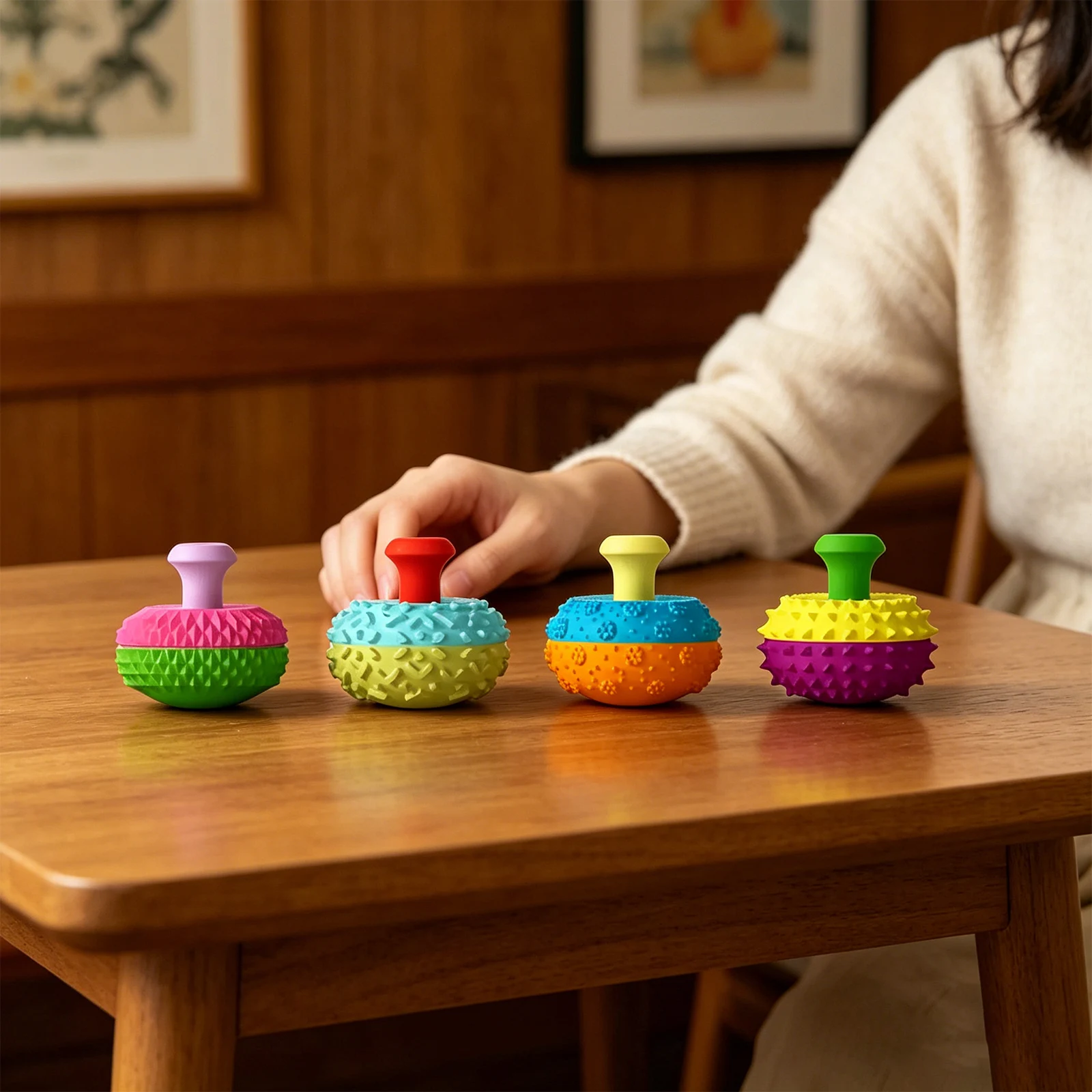 4Pcs Adults Kids Silicone Kettle-shaped Thumb Rocker Toys Fun Textures Gadgets Stress Relief Tool for Office Work Study Travel
4Pcs Adults Kids Silicone Kettle-shaped Thumb Rocker Toys Fun Textures Gadgets Stress Relief Tool for Office Work Study Travel