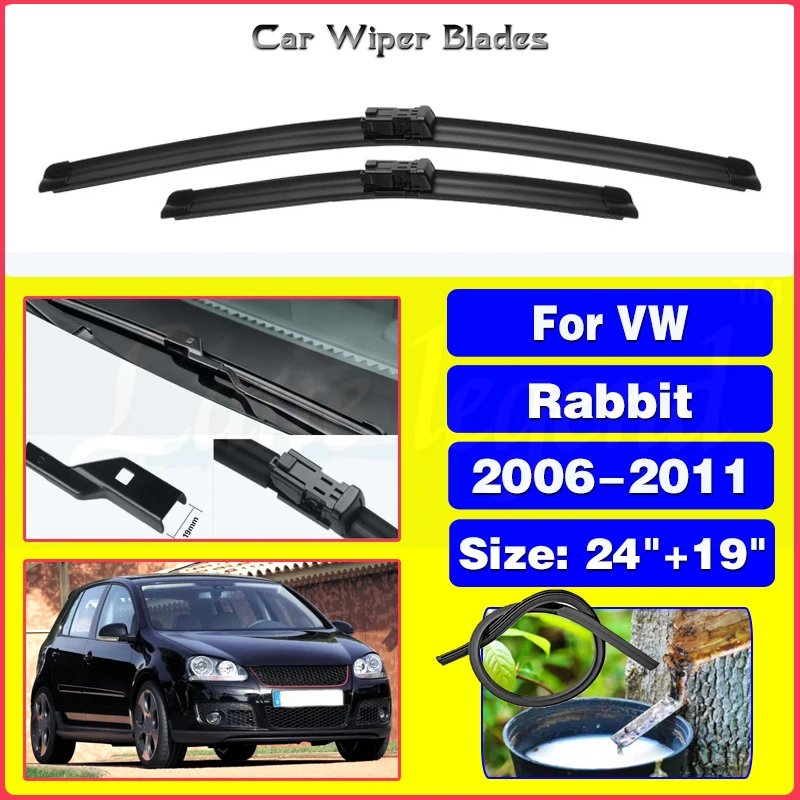 Wiper LHD Front Wiper Blades For VW Rabbit 2006-2011 Windshield Windscreen Clean Window Car Rain Brushes 2008 2009 2010 24"+19"
Wiper LHD Front Wiper Blades For VW Rabbit 2006-2011 Windshield Windscreen Clean Window Car Rain Brushes 2008 2009 2010 24"+19"