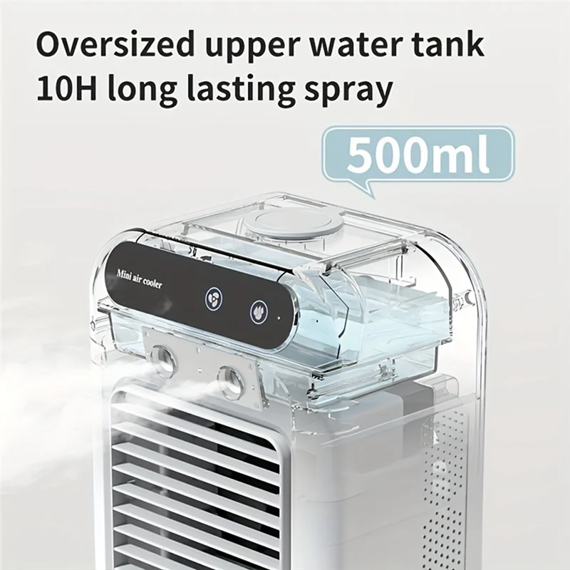 BAAN-USB Настольный вентилятор Резервуар для воды Увлажнитель воздуха Мини-охладитель Портативное охлаждающее устройство Литиевая батарея Работа низкого напряжения
BAAN-USB Настольный вентилятор Резервуар для воды Увлажнитель воздуха Мини-охладитель Портативное охлаждающее устройство Литиевая батарея Работа низкого напряжения